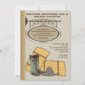 Invitation occidentale de grange (Devant)