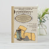 Invitation occidentale de grange (Debout devant)