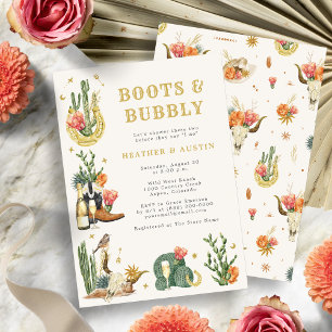 Invitation occidentale de la douche de couple