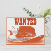 Invitation occidentale de partie de thème (Debout devant)