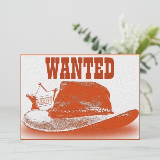 Invitation occidentale de partie de thème (Debout devant)