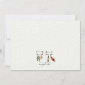 Invitation occidentale de photo d'éléments (Dos)