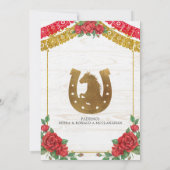 Invitation occidentale de Quinceañera Charra mexic (Dos)