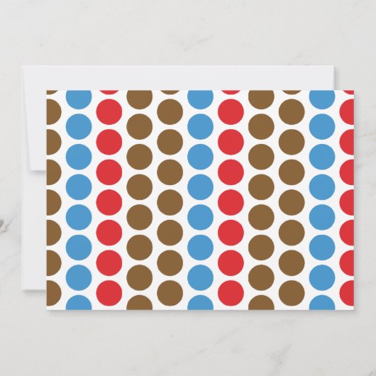 Invitation occidentale mignonne de baby shower de (Dos)