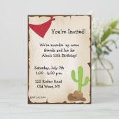 Invitation occidentale sauvage (Debout devant)