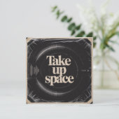 Invitation Occuper l'espace (Debout devant)