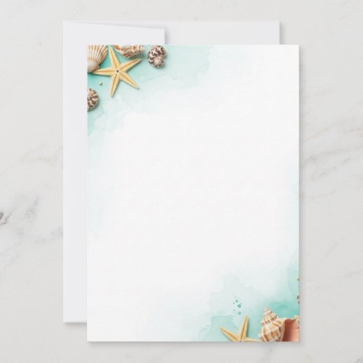 Invitation Océan (Devant)