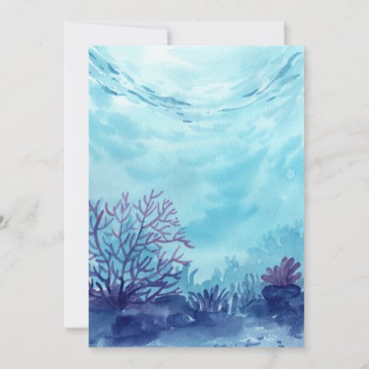 Invitation Ocean Baby shower Party (Dos)