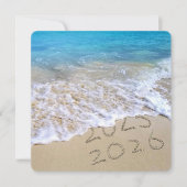 Invitation Ocean Beach 2025 Fête du Nouvel An (Devant)