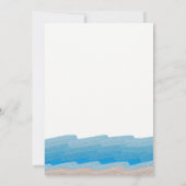 Invitation Ocean Beach Anniversaire (Dos)