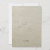 Invitation Ocean Beach fête d'anniversaire pour les enfants (Dos)