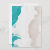 Invitation Ocean Beach Funeral Photo Célébration de la vie (Devant)