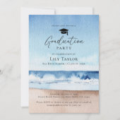 Invitation Ocean Beach Graduation Party  (Devant)