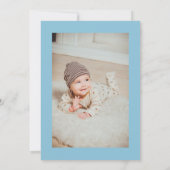 Invitation Ocean Beach Photo Funérailles Célébration de la vi (Dos)