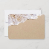 Invitation Ocean Beach Sand RSVP (Dos)