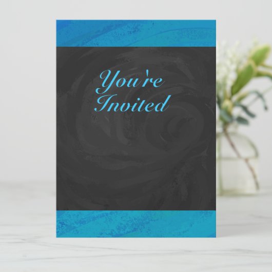 Invitation Ocean Blue Party (Debout devant)