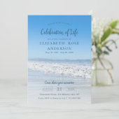 Invitation Ocean Celebration Of Life Memorial  (Debout devant)