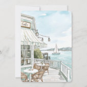 Invitation Ocean Coast Cafe Anniversaire (Dos)