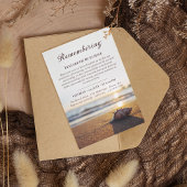 Invitation Ocean Conch évoque l'anniversaire de la mort