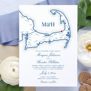 Invitation Ocean Edge Resort Brewster MA Mariage