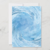 Invitation Ocean Marine Life mignon Corail Mer (Dos)