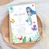 Invitation Ocean Party pour filles