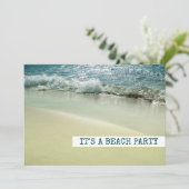 Invitation Océan, Rive Sableuse Plage Vagues Douces (Debout devant)