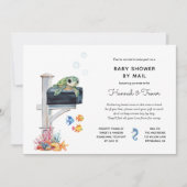 Invitation Ocean Sea Animals Mailbox Douche par courrier (Devant)