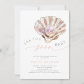 Invitation Ocean Sea You Bientôt Baby shower (Devant)