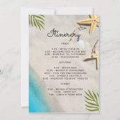 Invitation Ocean Shore Beach Bachelorette Week-end (Dos)