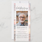 Invitation Ocean Sunset Photo Funérailles Digital Evite (Devant)