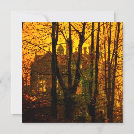 Invitation October Afterglow John Atkinson Grimshaw (Devant)