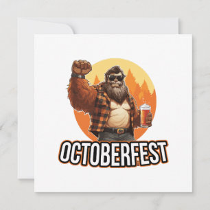 Invitation Octoberfest Bigfoot