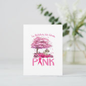 Invitation Octobre de la sensibilisation au cancer du sein No (Debout devant)