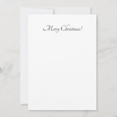 Invitation Octopus de Noël, personnalisable (Dos)