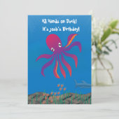 Invitation Octopus Party  (Debout devant)