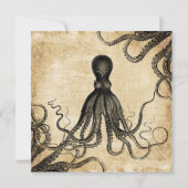 Invitation Octopus Vintage (Dos)