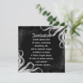 Invitation Octopus vintage foncé (Debout devant)