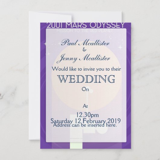 Invitation Odyssée de mars 2001 (Devant)