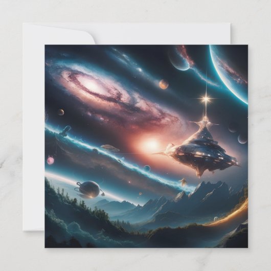 INVITATION ODYSSEY DE L'ESPACE : UN MARIAGE CÉLESTE (Dos)