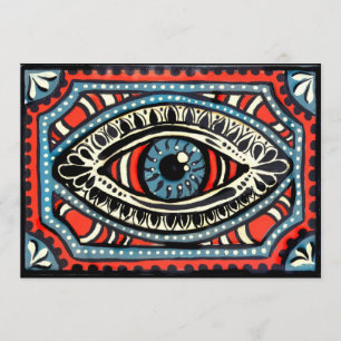 Invitation Oeil bleu de gitans