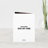 Invitation œil de feu (Dos)