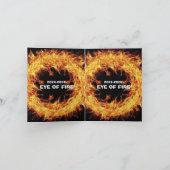 Invitation œil de feu (Intérieur)