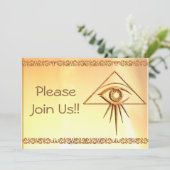 Invitation OEil de la Providence (Debout devant)