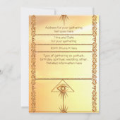 Invitation OEil de la Providence (Dos)