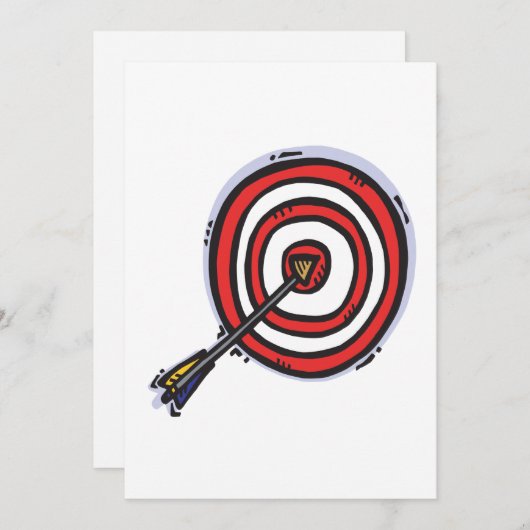 Invitation Oeil de taureaux 2 (Devant / Derrière)