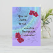 Invitation Oeillets volontaires de rouge d'invitation de (Debout devant)