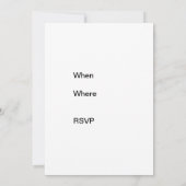 Invitation Oeillets volontaires de rouge d'invitation de (Dos)