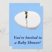 Invitation Oeuf d'incubation (Devant / Derrière)