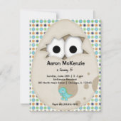 Invitation Oeuf Dinosaure (Devant)